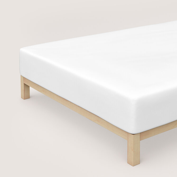 Schlafgut Pure Jersey Boxspring Hoeslaken XL - 180x200 - 200x220 101 Full-White