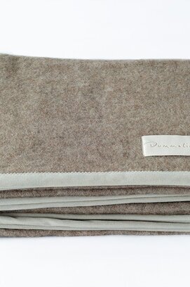 Dommelin Couverture Marrakech Laine-Polyester 400TC Beige 160 x 260 cm