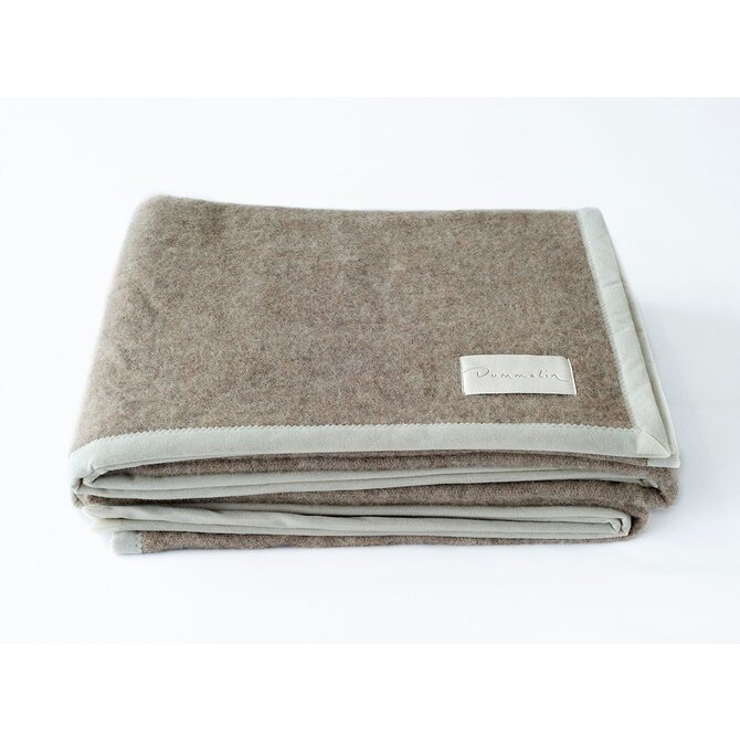 Dommelin Couverture Marrakech Laine-Polyester 400TC Beige 160 x 260 cm