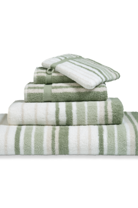 Vandyck Ontario Smoke Green Guest towel 40X60