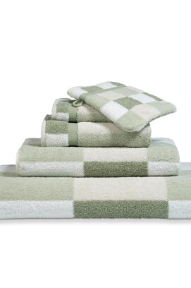 Vandyck Boston Smoke Green Guest towel 40X60