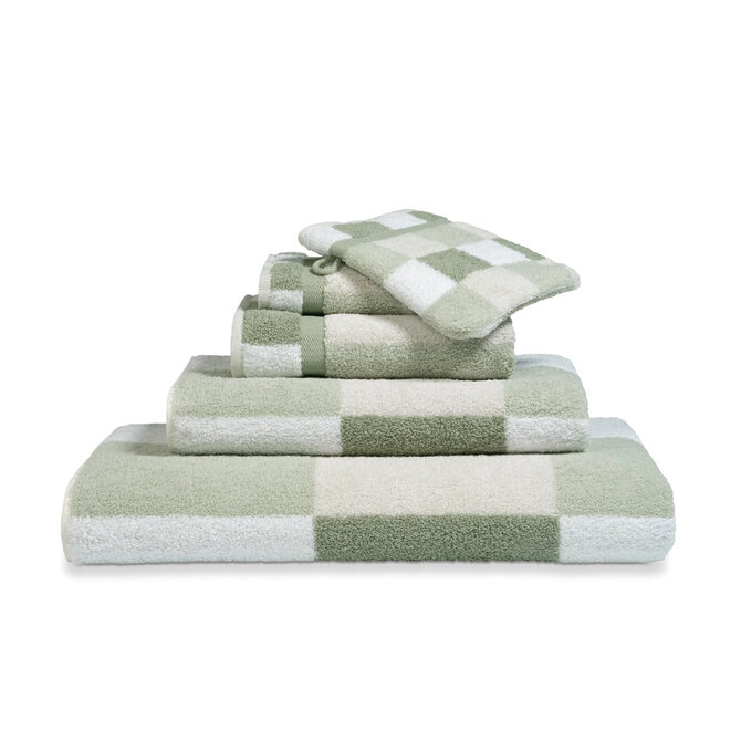 Vandyck Boston Smoke Green Guest towel 40X60