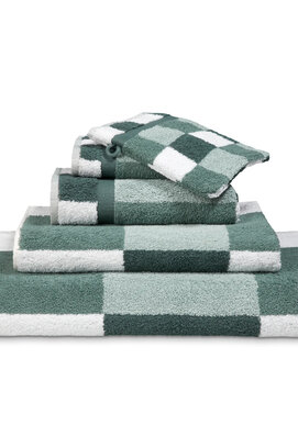 Vandyck Boston Earth Green Guest towel 40X60