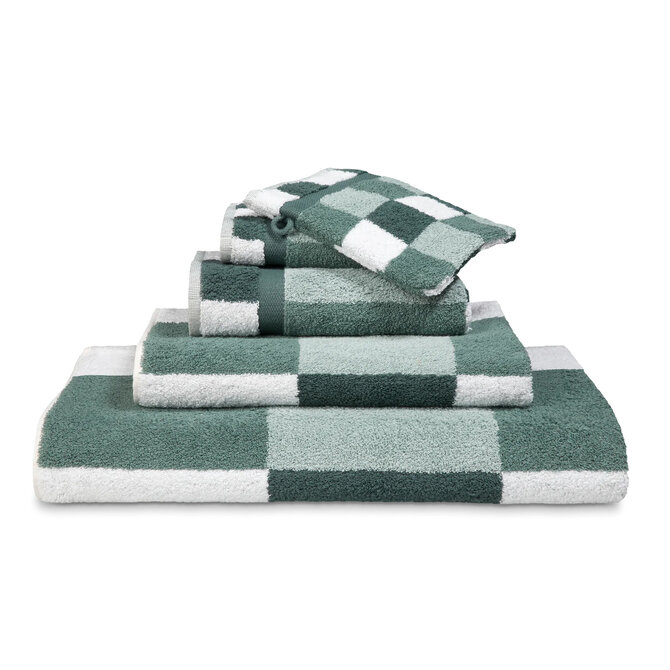 Vandyck Boston Earth Green Guest towel 40X60