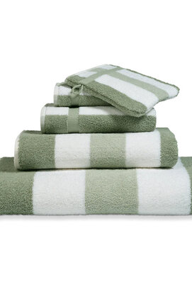 Vandyck Vancouver Smoke Green Guest towel 40x60