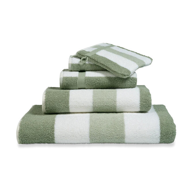 Vandyck Vancouver Smoke Green Guest towel 40x60