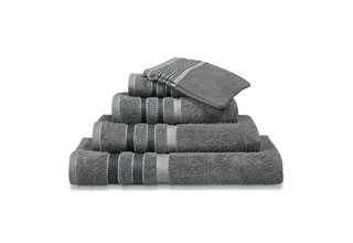 Vandyck Prestige Lines Mole Grey Towel 60x110