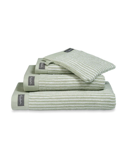 Vandyck Home Petit Ligne Smoke Green Handdoek 60x110