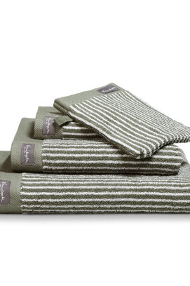 Vandyck Home Petit Ligne Olive Washandje 16x22