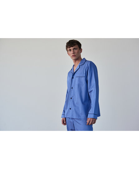 Ambassador 9-1 Herenpyjama blue S