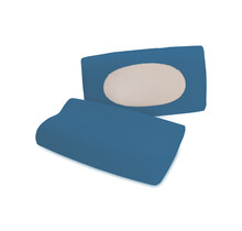 Schlafgut Pure flexible Kussensloop S-XL 615 Blue Mid