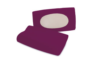 Schlafgut Pure flexible Taie d'oreiller S-XL 542 Purple Deep