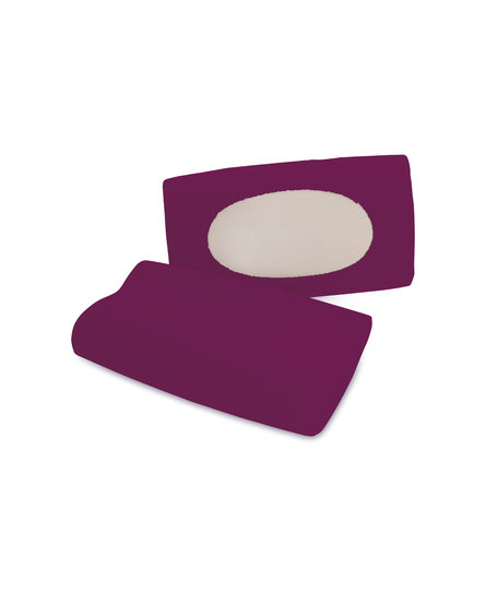 Schlafgut Pure flexible Kussensloop S-XL 542 Purple Deep