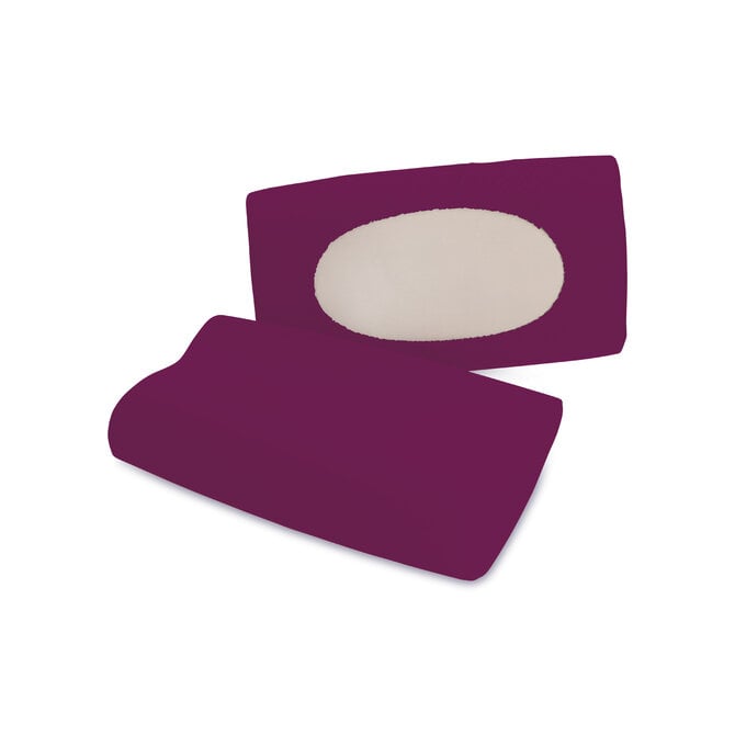 Schlafgut Pure flexible Taie d'oreiller S-XL 542 Purple Deep