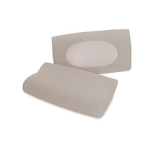 Schlafgut Pure flexible Taie d'oreiller S-XL 496 Sand Mid