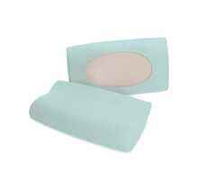 Schlafgut Pure flexible Taie d'oreiller S-XL 435 Petrol Light