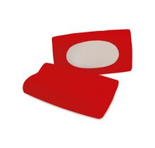 Schlafgut Pure flexible Taie d'oreiller S-XL 285 Red Deep