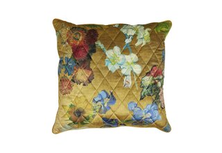 Beddinghouse x Van Gogh Museum Carré Fleuri Coussin - Or 50x50 cm