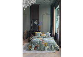 Beddinghouse x Van Gogh Museum Partout des Fleurs - Green 200x200/220 cm