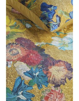Beddinghouse x Van Gogh Museum Partout des Fleurs - Gold 240x200/220 cm
