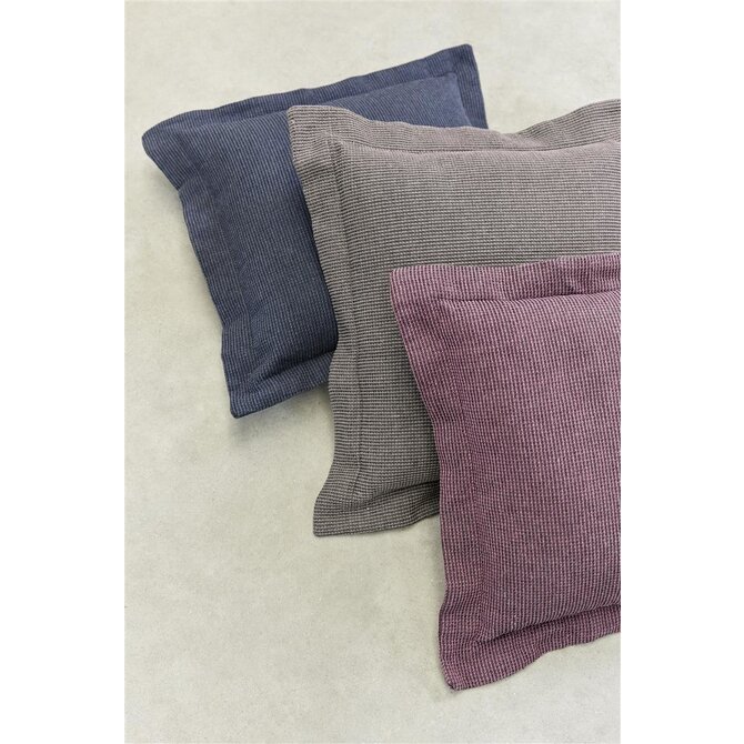 KAAT Amsterdam Coussin décoratif Emil - Bleu 45x45 cm