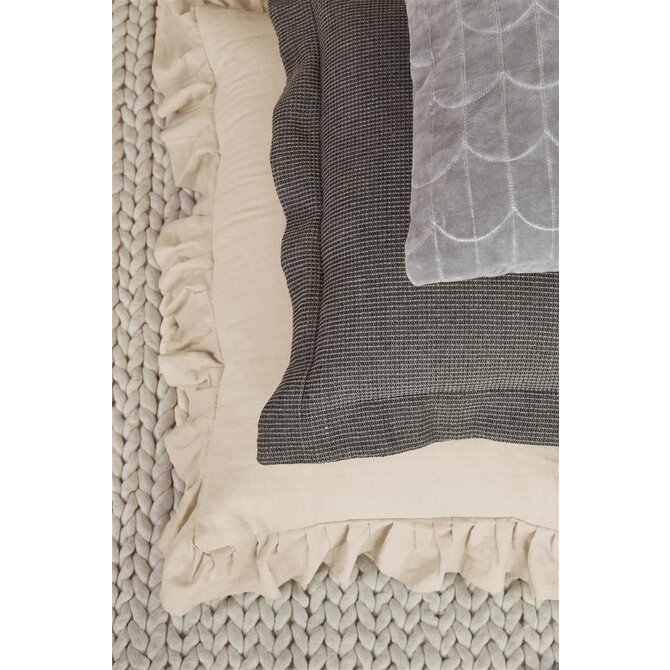 KAAT Amsterdam Coussin décoratif Saga - Sand 43x43 cm