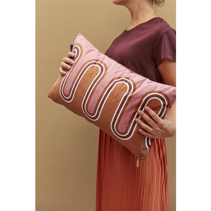 KAAT Amsterdam Coussin décoratif Shirley - Terra 30x50 cm