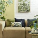 KAAT Amsterdam Coussin décoratif Quilta - Vert olive 43x43 cm