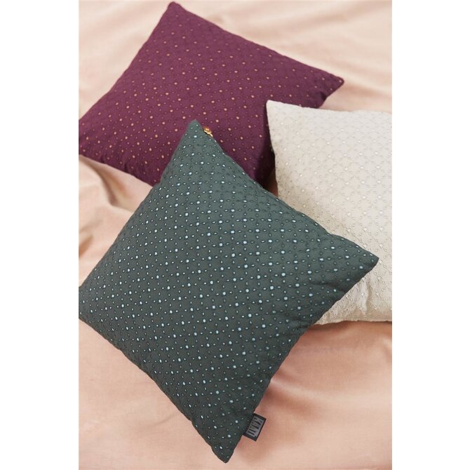 KAAT Amsterdam Coussin décoratif Chelsy - Vert 40x40 cm