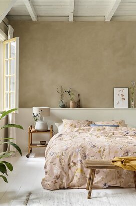 Ariadne at Home Flowerlove Housse de couette - Nude 240x200/220 cm