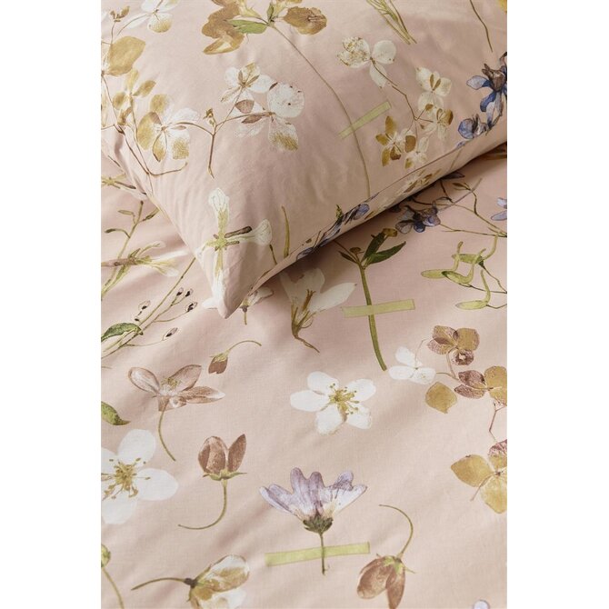 Ariadne at Home Flowerlove Housse de couette - Nude 140x200/220 cm
