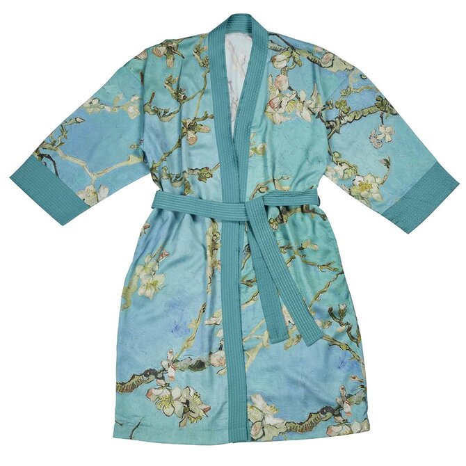 Beddinghouse x Van Gogh Museum Kimono fleur d'amandier - Bleu S/M Beddinghouse x Van Gogh Museum Kimono fleur d'amandier - Bleu S/M