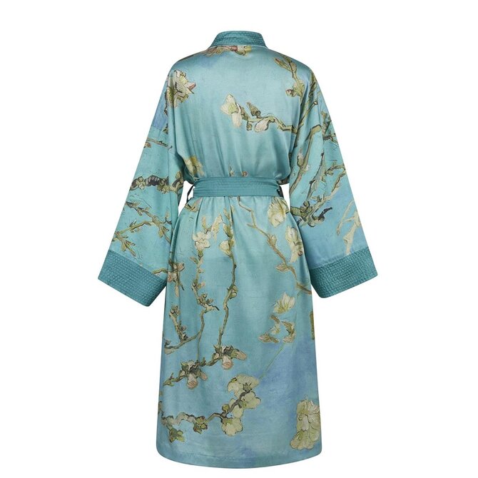 Beddinghouse x Van Gogh Museum Kimono fleur d'amandier - Bleu S/M Beddinghouse x Van Gogh Museum Kimono fleur d'amandier - Bleu S/M