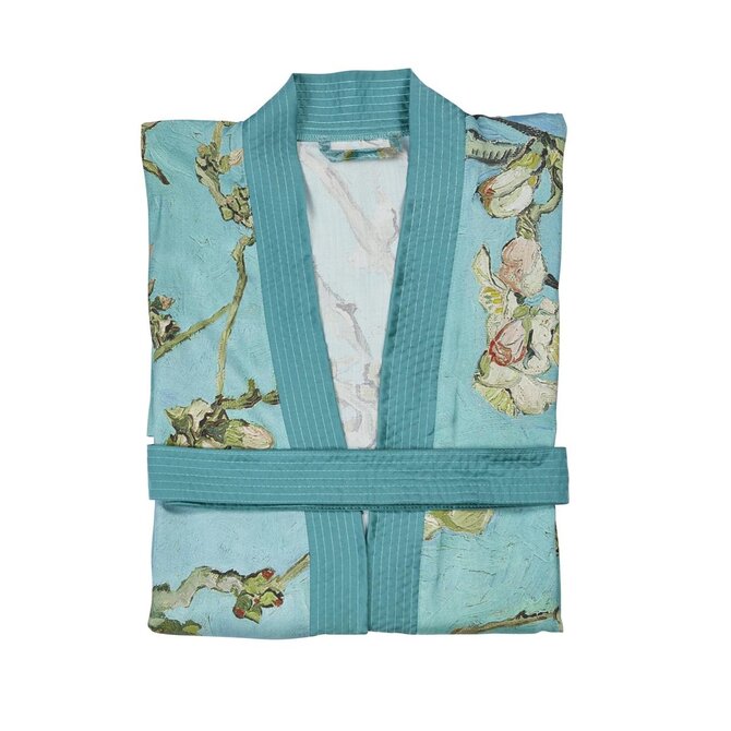 Beddinghouse x Van Gogh Museum Kimono fleur d'amandier - Bleu S/M Beddinghouse x Van Gogh Museum Kimono fleur d'amandier - Bleu S/M
