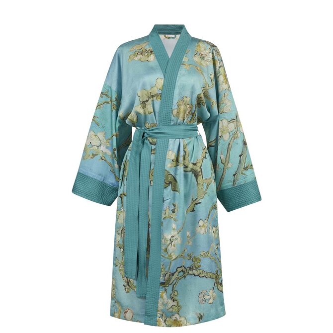 Beddinghouse x Van Gogh Museum Almond Blossom Kimono - Blue S/M