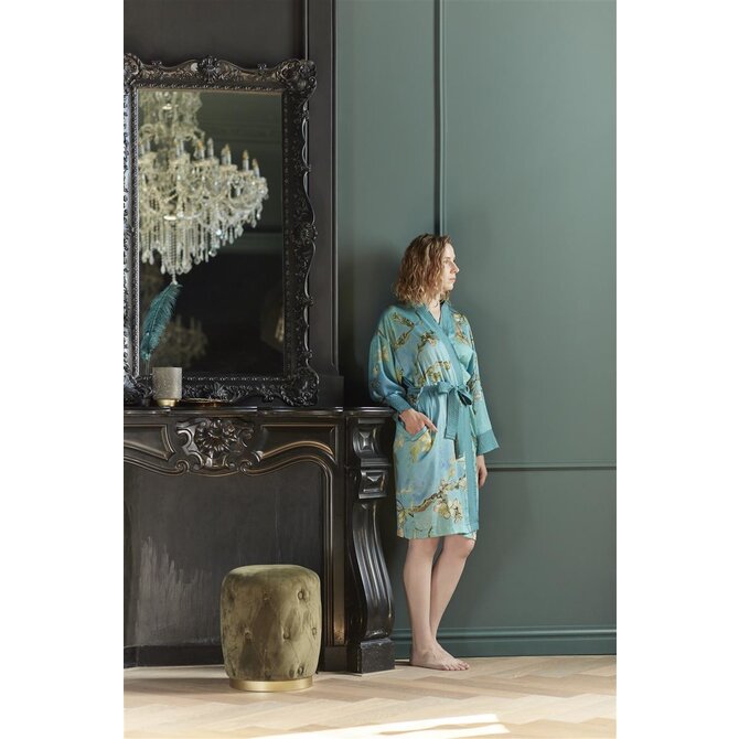 Beddinghouse x Van Gogh Museum Kimono fleur d'amandier - Bleu S/M Beddinghouse x Van Gogh Museum Kimono fleur d'amandier - Bleu S/M