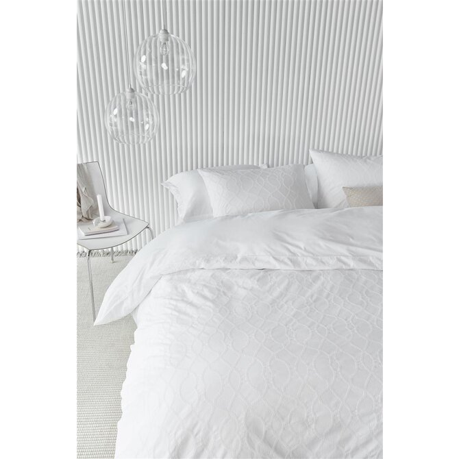 Beddinghouse Milky Housse de couette blanche 240x200/220 cm