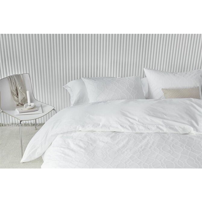 Beddinghouse Milky Housse de couette blanche 140x200/220 cm