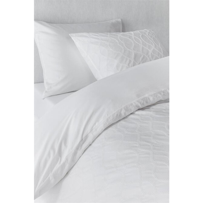 Beddinghouse Milky Housse de couette blanche 140x200/220 cm