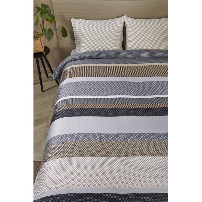 Beddinghouse Lennart dekbedovertrek Grey 240x200/220