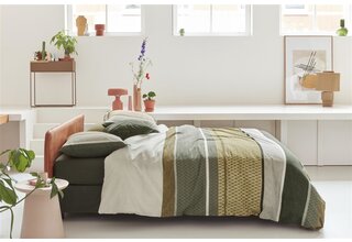 Beddinghouse Benthe  Dekbedovertrek  Green 240x200/220 cm
