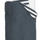 Rivièra Maison Rivièra Maison Lindy Lines Dekbedovertrek - Navy 200x200/220 cm