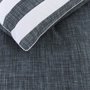 Rivièra Maison Rivièra Maison Lindy Lines Dekbedovertrek - Navy 140x200/220 cm