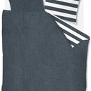 Rivièra Maison Rivièra Maison Lindy Lines Dekbedovertrek - Navy 140x200/220 cm