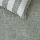 Rivièra Maison Rivièra Maison Lindy Lines Dekbedovertrek - Grey Green 240x200/220 cm