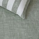 Rivièra Maison Riviera Maison Lindy Lines Housse de couette - Grey Green 240x200/220 cm