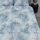 Rivièra Maison Rivièra Maison Calm Coral Dekbedovertrek - Blue 260x200/220 cm