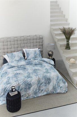 Riviera Maison Calm Coral Housse de couette - Bleu 260x200/220 cm