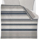 Rivièra Maison Rivièra Maison Rattan Stripes Dekbedovertrek - Blue Grey 240x200/220 cm