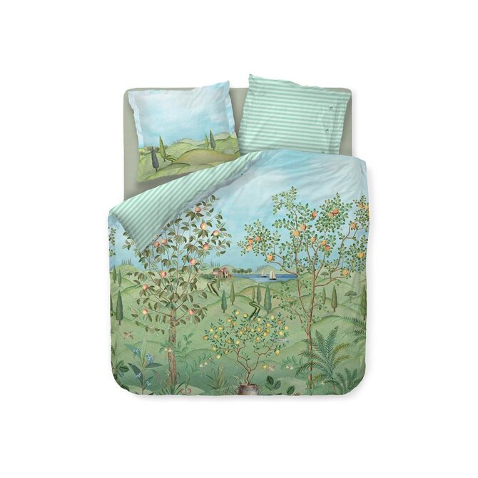 Pip Studio La Campagna Housses de Couette - Vert 260x200/220 cm